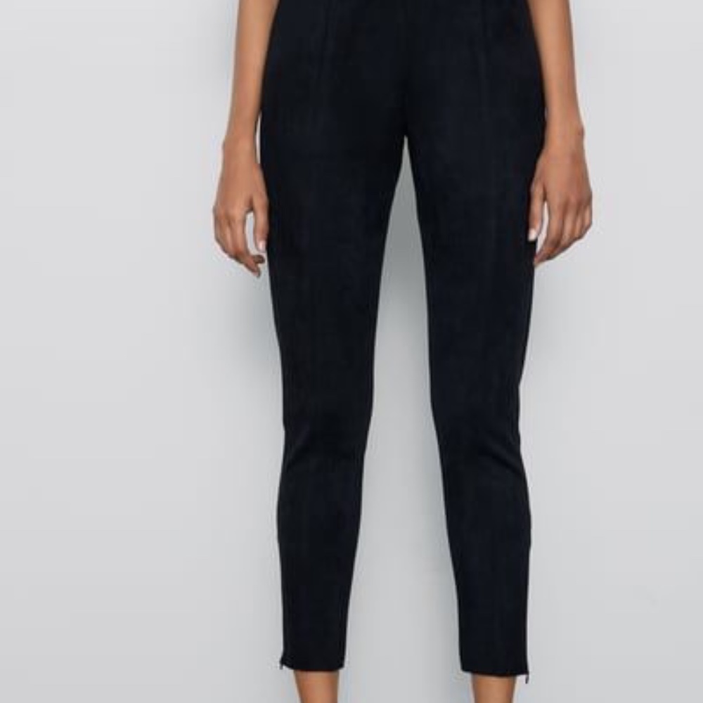 Faux Suede Leggings